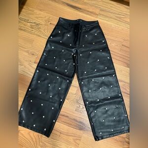 ASOS Faux Leather Studded Pants